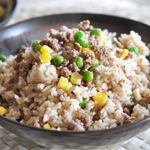 Ориз в мулти-марка с мляно месо: рецепти за готвене