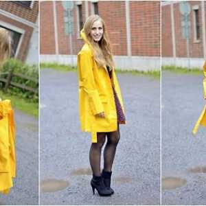 С какво да носиш жълт дъждобран?