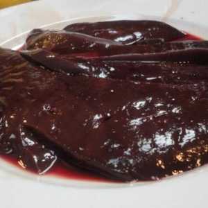 Сладка черна салата: оригинални рецепти. Салата от свински черен дроб, рецепта