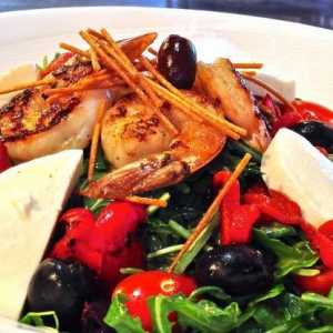 Салата с пържени скариди: рецепти за готвене