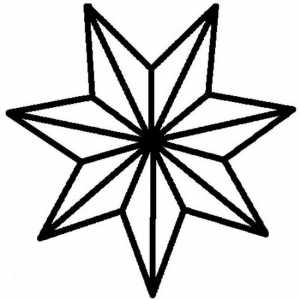 Звездичката със седемте посоки: значението. Как да нарисувате седемчасова звезда? Седемтечкова…