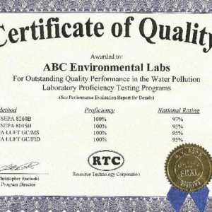 Сертификат за качество на продукта - каква е същността?