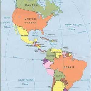Северна, Централна и Южна Америка: площ, население, местоположение