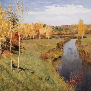 Шедьоври на руската живопис: Левитан, Златна есен. Описание на картината