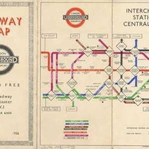 Карта на метрото в Лондон: история на развитието и текущото състояние