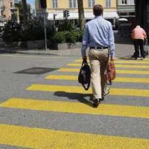Наказание за липса на пешеходец на пешеходна пътека