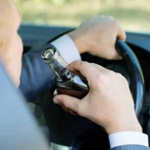 Наказание за шофиране в нетрезво състояние: Управление на кола в състояние на интоксикация