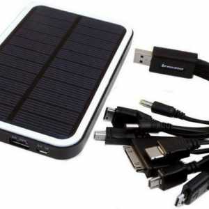 Слънчева батерия за зареждане на телефона. Алтернативно захранване