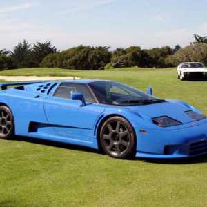 Спортен автомобил Bugatti EB110: описание, пакет