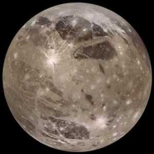 Сателит Ганимед. Ганимед е спътник на Юпитер