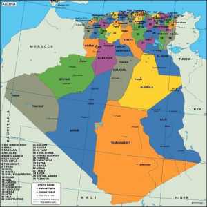 Страните от Северна Африка: Алжир. Минерали, природни територии, големи реки