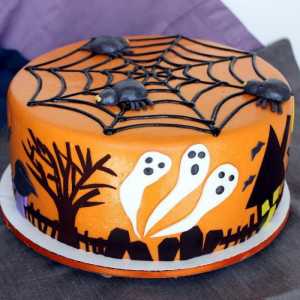Страхотна и вкусна торта за Хелоуин
