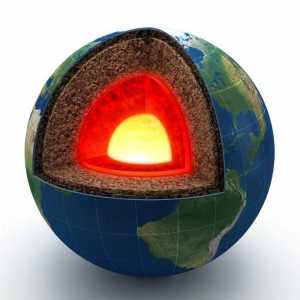 Структурата на планетата: ядрото на Земята, мантията, земната кора