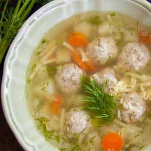 Супа с кюфтета: рецепта с снимка