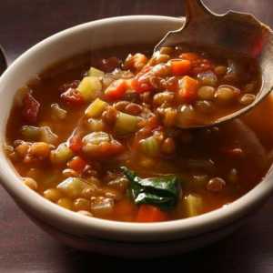 Вегетарианска супа от леща: рецепта с снимка