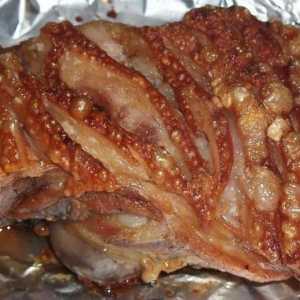 Свинска кост без кости: най-изкусителните рецепти. Свинско острие на костта на немски език