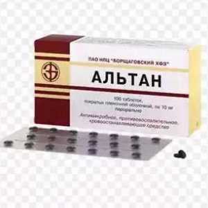 Таблетките `Altan`. Инструкции за употреба, рецензии, свойства
