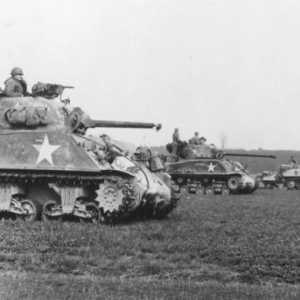Танк "Шерман": бойно оборудване от Втората световна война