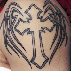 Татуировката "кръст" е символ на смелост и безстрашие