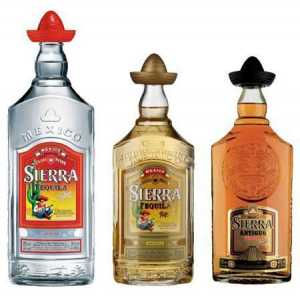 Tequila `Sierra `: подробно описание и типове продукти