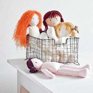 Текстилна кукла-бебе: модел, описание на процеса на създаване