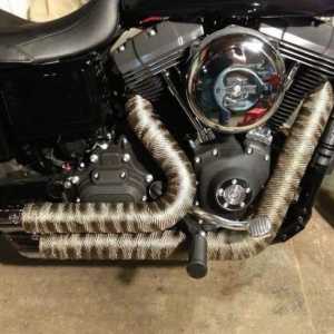 Топлинна лента за шумозаглушители на мотоциклети: сортове и предназначение