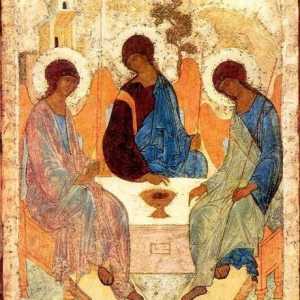 "Троицата на Стария завет": описание на иконата