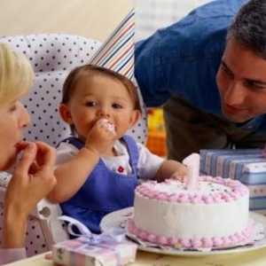 Първият рожден ден на бебето: поздравления с 1-годишно момиче