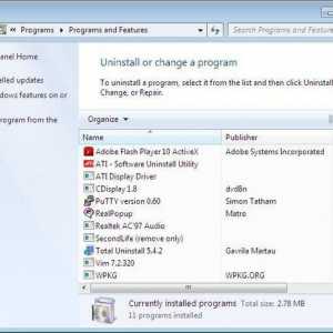 Премахване на програми в Windows 7: инструкции за използване на стандартни инструменти и преглед на…