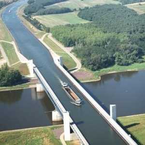 Уникалният воден мост в Магдебург