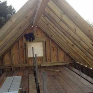 Устройството на покрив от профил на дървена щайга: инструкцията, технологията
