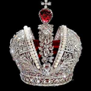 Короната на майсторството на бижутата - известната корона на Руската империя
