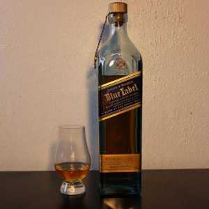 Уиски "Синият етикет": история на творението, цена. Как да различаваме оригинала от…