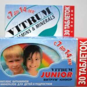 `Vitrum Junior`: рецензии, инструкции за употреба, състав