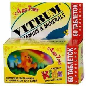 `Vitrum Kids` - витамини за деца: ръководство за употреба, ревюта, описание