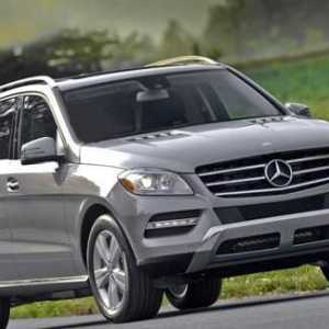 SUV Mercedes-Benz ML: спецификации, снимки и отзиви