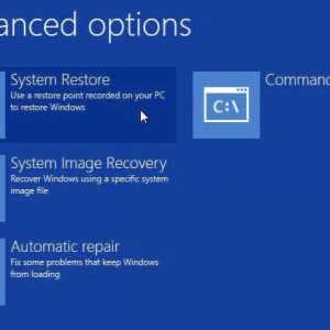 Възстановяване на системата "Windows 8" на лаптоп и компютър