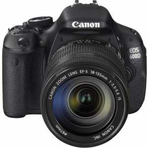 Огледална камера Canon Canon 600D (Canon 600D): спецификации и отзиви