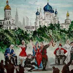 Жанрове на руски народни песни. Народни песни: chastushki, приспивни, церемониални