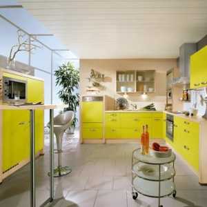 Жълтата кухня - слънчев остров във вашия апартамент
