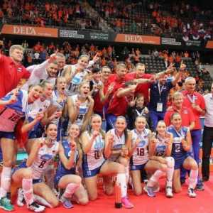 Руски женски волейболен отбор в навечерието на олимпийския турнир