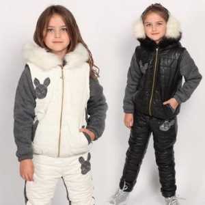 Зимен костюм за момичета - правим избор според правилата