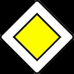 Знакът "Главен път": посока и зона на действие