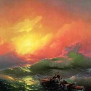 Известната живопис "Деветата вълна" на Аивазовски